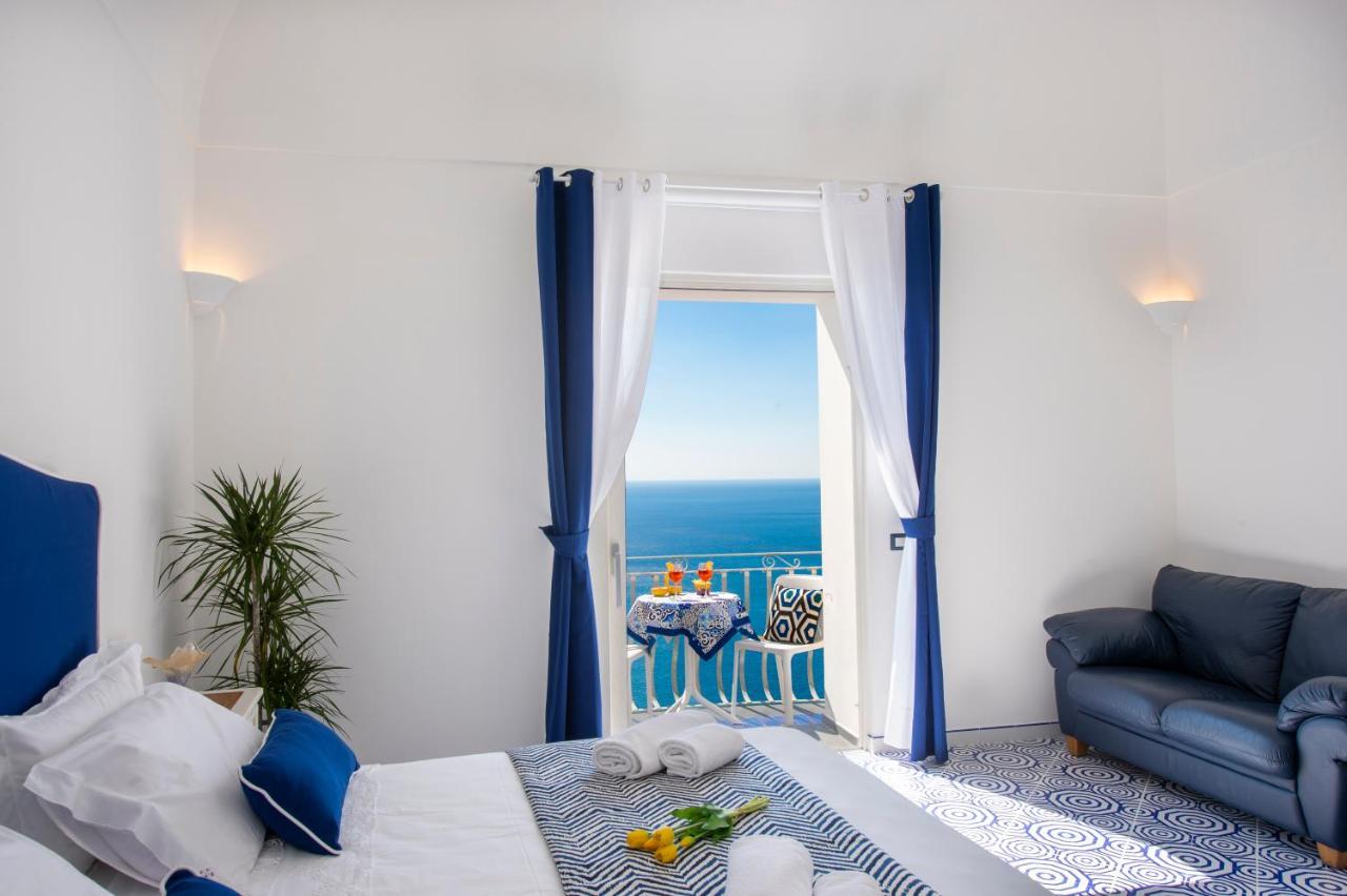 Villa Le Ali Sul Mare,Near Elevator, Few Steps,Parking Positano Exterior foto