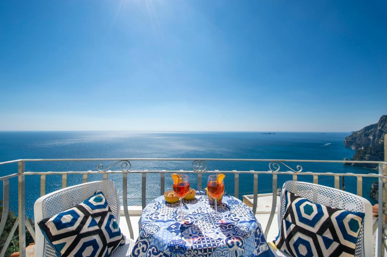Villa Le Ali Sul Mare,Near Elevator, Few Steps,Parking Positano Exterior foto