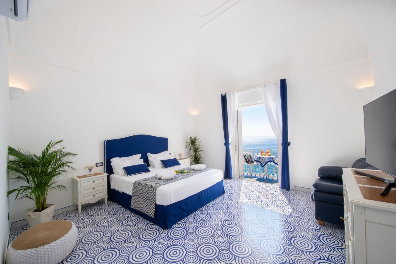 Villa Le Ali Sul Mare,Near Elevator, Few Steps,Parking Positano Exterior foto