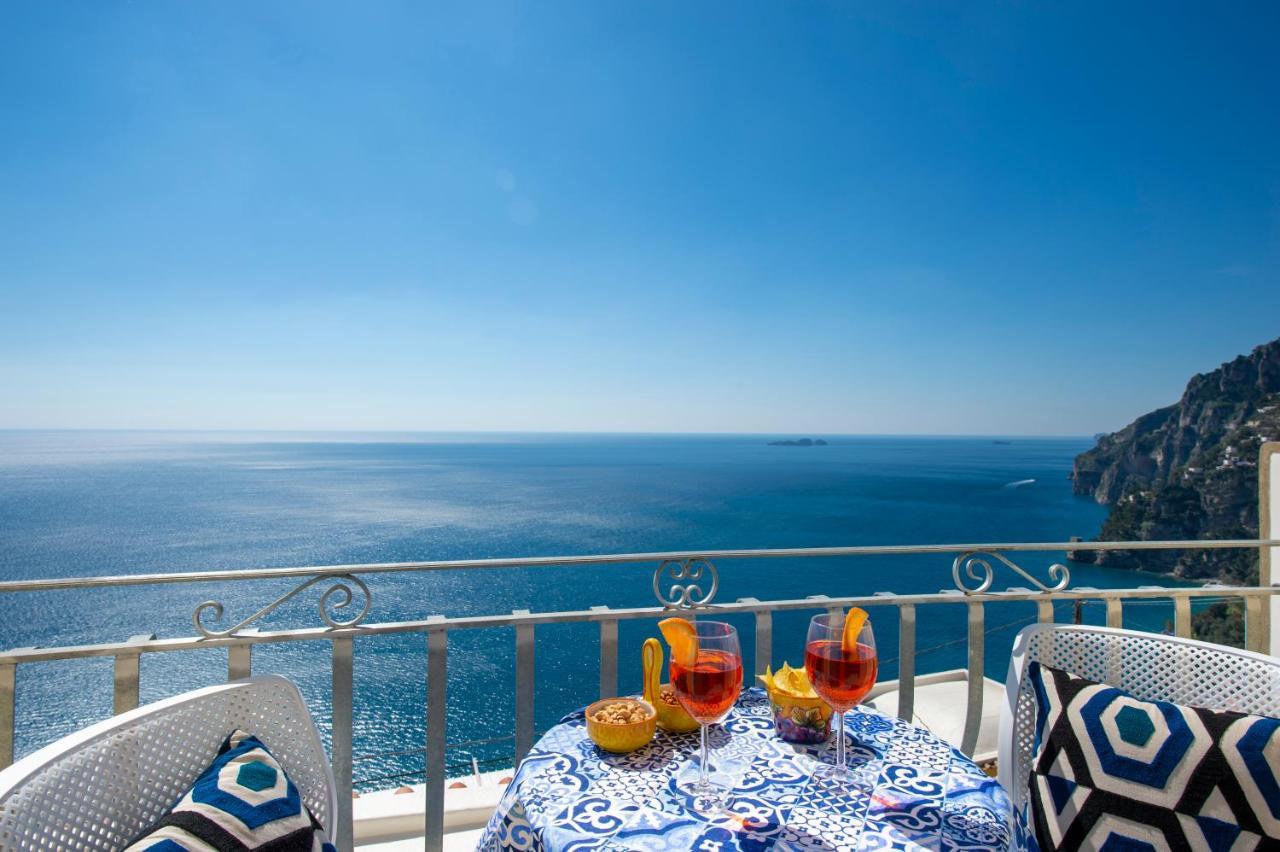 Villa Le Ali Sul Mare,Near Elevator, Few Steps,Parking Positano Exterior foto